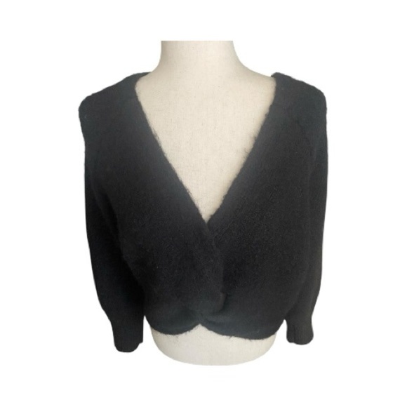 Express Sweaters - NWT-EXPRESS-BLACK REVERSIBLE SWEATER-WOMENS SIZE SMALL